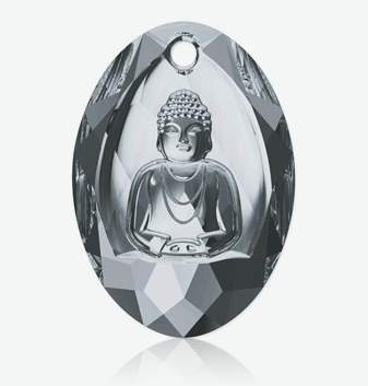 Pendentif Bouddha Cristal 6871