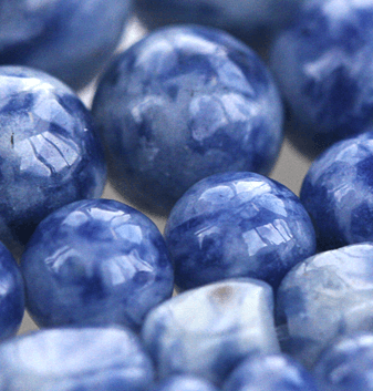 58 Perles Sodalite Du Brésil Naturelle 6mm 44 De 8mm 34 De 10mm Perle  Pierre Naturelle Semi-précieuse Ronde Et Lisse Qualité AAA 