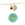 Grossiste en Pendentif aventurine verte 12mm signe astrologique cancer- Trou: 1mm (1)