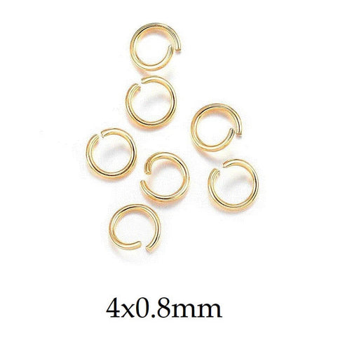 Fermoir T pour bracelet ou collier 14 mm en Acier inoxydable 304 Doré x1 -  Perles & Co