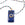 Grossiste en Pendentif rectangle Lapis lazuli et cabochon pierre bleue 25x14mm (1)