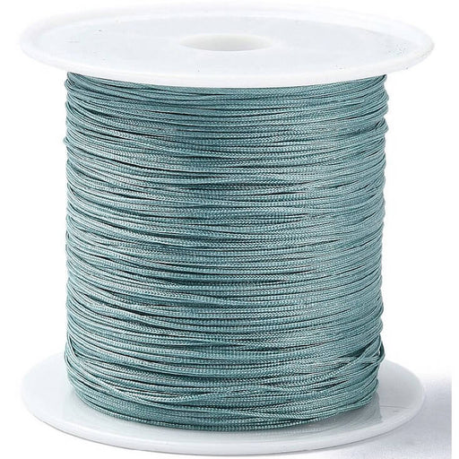 Achat Cordon nylon tressé turquoise - 0.4mm (5m)