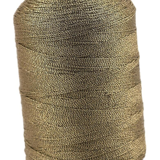 Cordon fil métallique et polyester vieux bronze 0.6mm (5m)