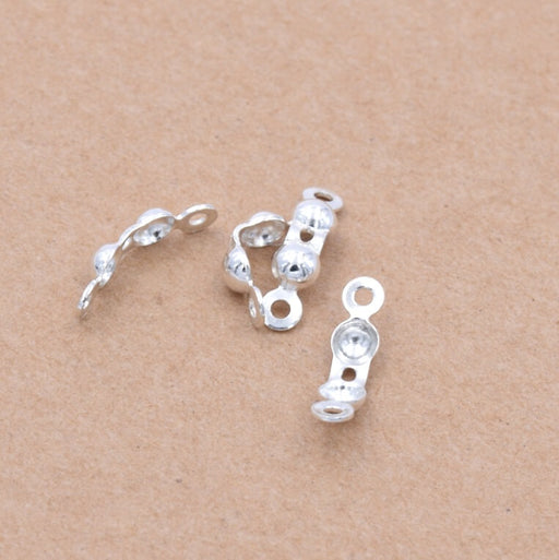 Achat Cache noeud en argent 925 - 13x3 mm - trou : 1mm (4)