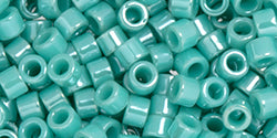 Achat cc132- AIKO Toho Beads 11/0 tube Opaque Turquoise Luster (2g)