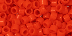 Achat cc50- AIKO Toho Beads 11/0 tube Opaque Sunset Orange (2g)