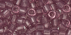 Achat cc6- AIKO Toho Beads 11/0 tube Transparent Lt Amethyst (2g)