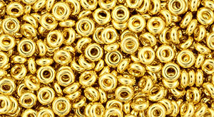 cc712 - toho demi round 6/0- 4mm Metallic 24K Gold Plated (5g)