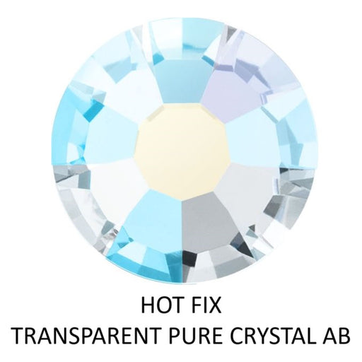 Achat Strass Hotfix Preciosa Crystal AB pure TRANSPARENT - ss40-8.5mm (6)