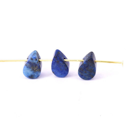 Achat Pendentif perle goutte lapis lazuli 10x5.5x4mm - Trou: 0.7mm (3)