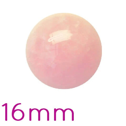 Cabochon rond quartz rose 16mm (1)