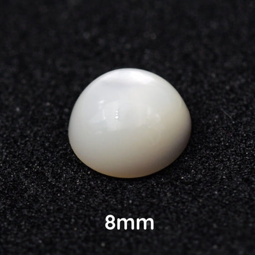 Achat Cabochon rond en nacre coquillage 8mm (1)