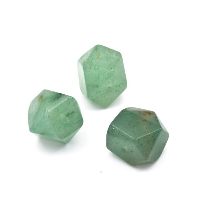 Perles polygone aventurine naturelle 8-10x10mm - Trou :1mm (3)