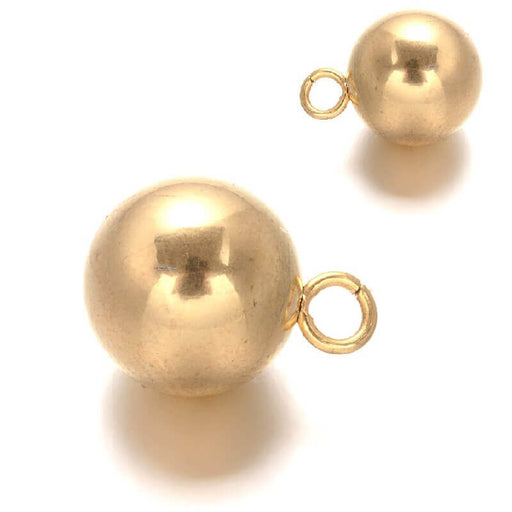 Embouts tube pour cordon 3 mm Doré à l'or fin x10 - Perles & Co