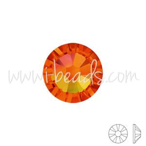 Strass à coller Swarovski 2088 flat back fireopal ss16-3 9mm (60)