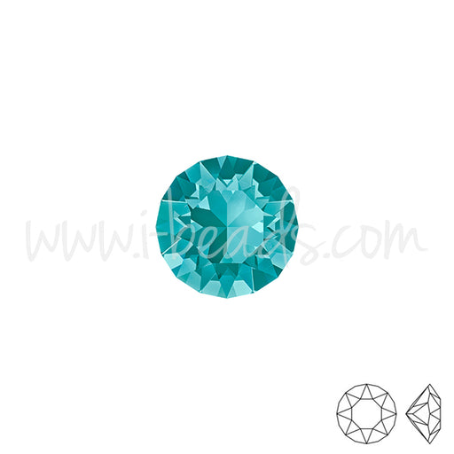 Achat Cristal Swarovski 1088 xirius chaton blue zircon 6mm-ss29 (6)