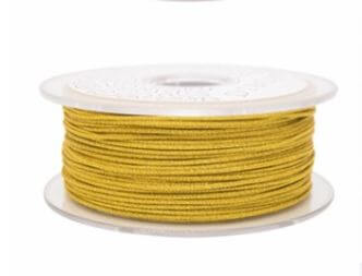 5 mètres de cordon de coton ciré dégradé jaune orange fil pour bracelet  perles shamballa macramé création bijoux