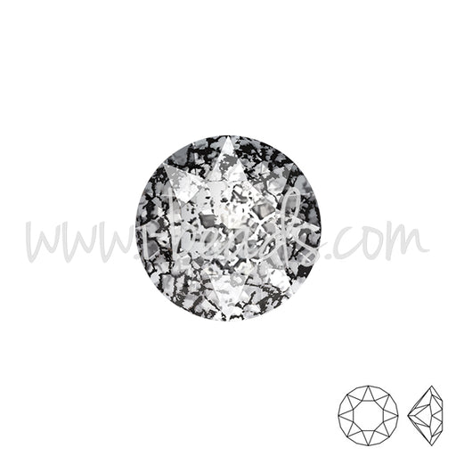 Achat Cristal Swarovski 1088 Xirius chaton crystal black patina effect 6mm-ss29 (6)