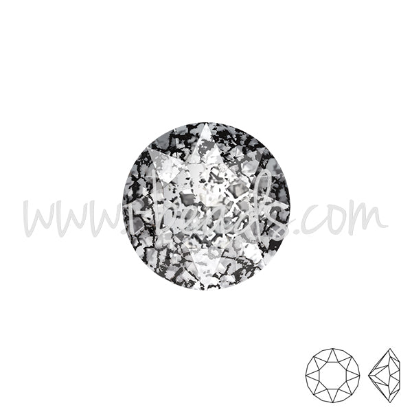 Cristal Swarovski 1088 Xirius chaton crystal black patina effect 6mm-ss29 (6)