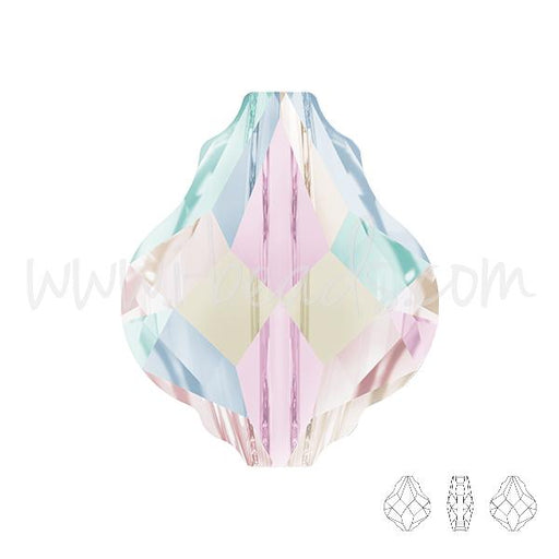 Achat Perle Swarovski 5058 Baroque crystal AB 10mm (1)